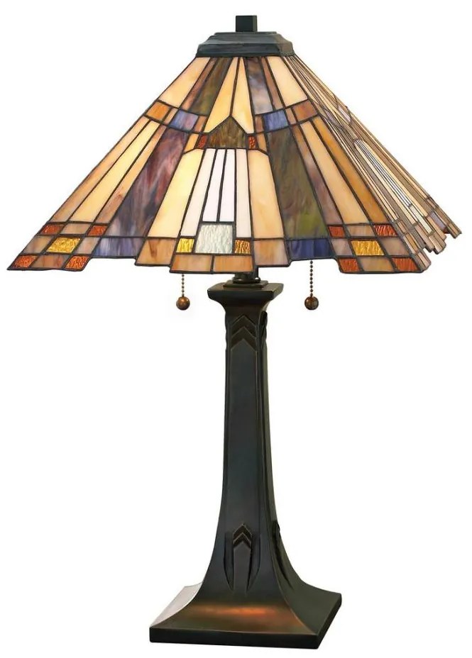 Elstead QZ-INGLENOOK-TL - Lampa stołowa INGLENOOK 2xE27/60W/230V