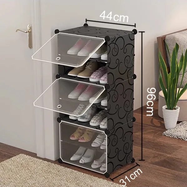 Modułowa szafka na buty 6 poziomów Corato