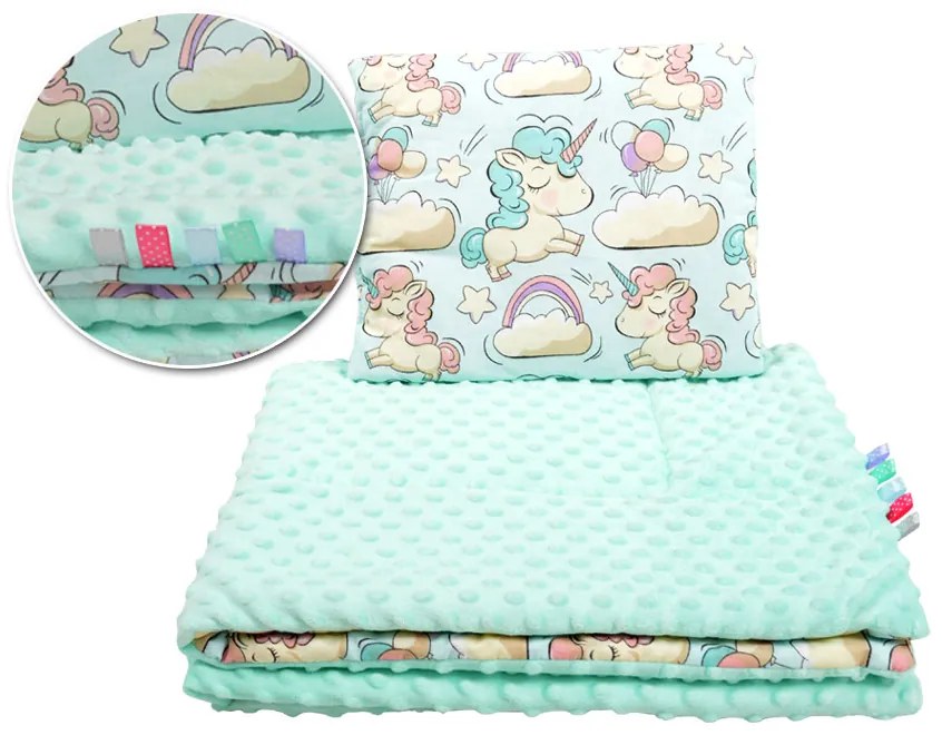 Kocyk Minky 75x100 plus poduszka 35x30