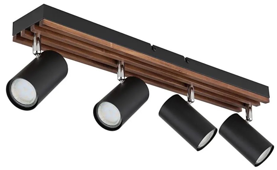 Globo 57909-4 - Oświetlenie punktowe KAYDEN 4xGU10/25W/230V czarny