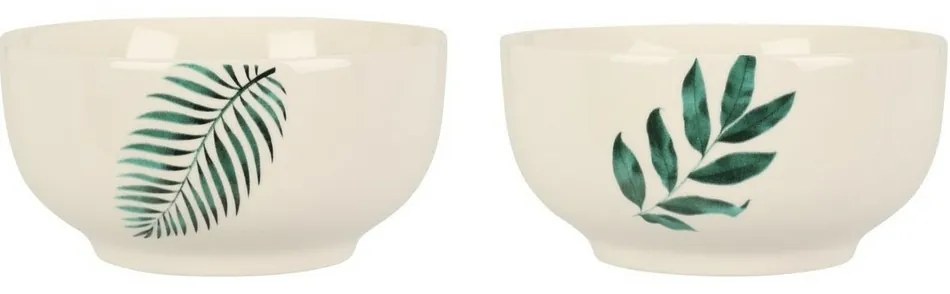 Porcelanowa miska Leaf 600 ml, śr. 14,3 cm