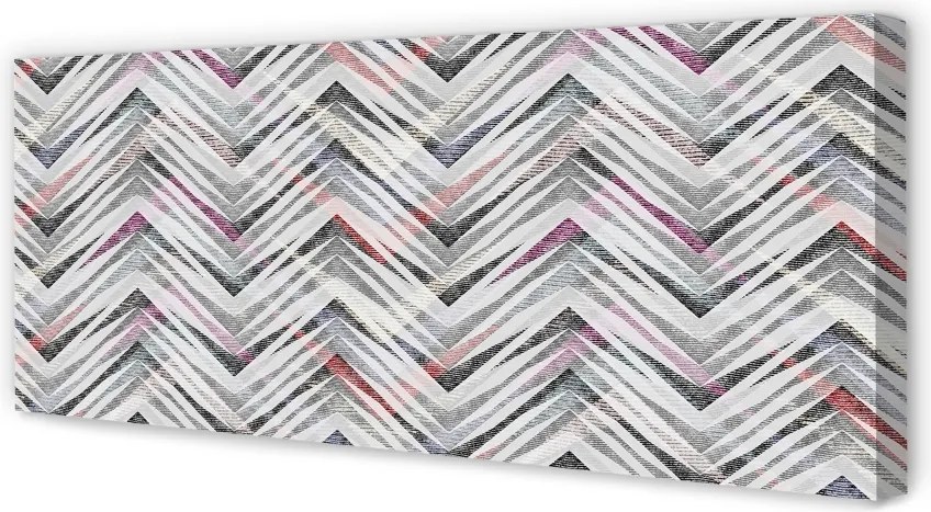 Zdjęcie na płótnie Kolorowy Wzór Jodełki