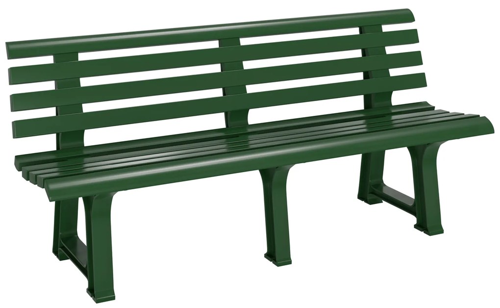 Ławka ogrodowa ORCHIDEA, 145x49x74cm, zielony I.P.A.E-Progarden