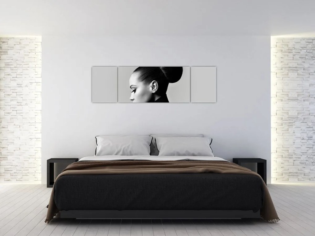 Obraz - Profil pięknej kobiety (170x50 cm)