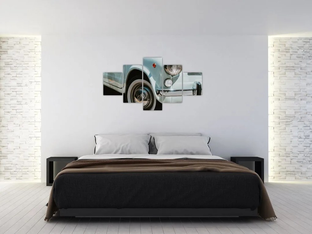 Obraz - Fiat retro samochód (125x70 cm)
