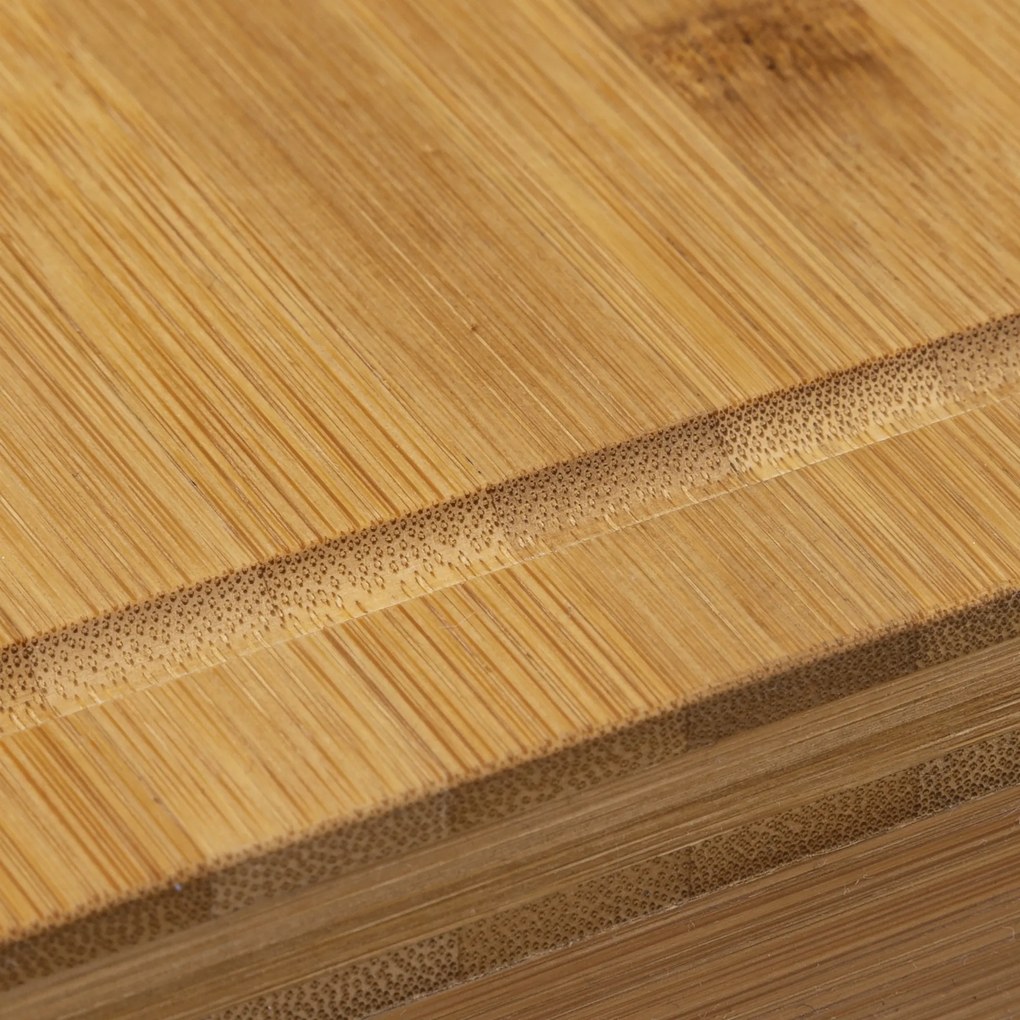 Bambusowa deska do krojenia z rantem, 52 x 58 cm