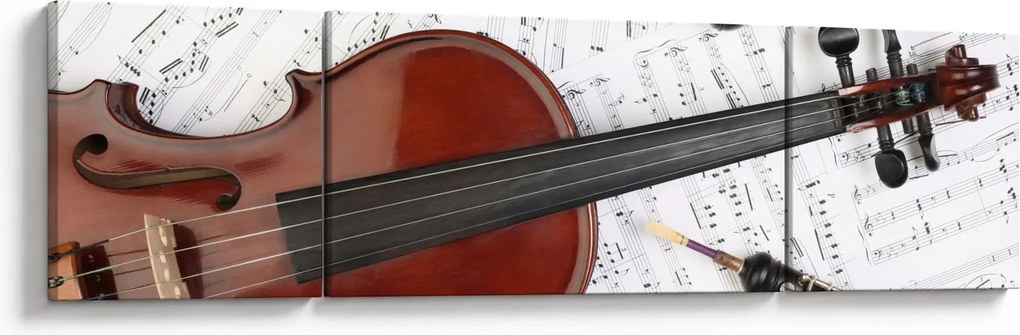 Obraz - Instrumenty muzyczne (170x50 cm)