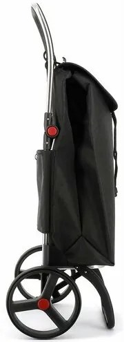 Torba na zakupy Rolser I-Max Tweed 2 Logic RSG nakółkach, czarna