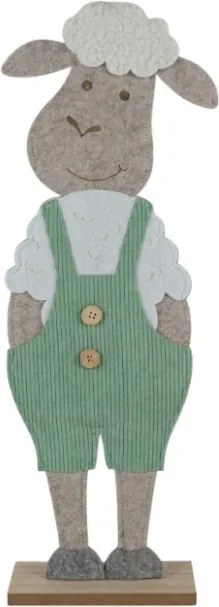 Wielkanocna dekoracja FELT LAMB 50 cm - różne kolory Kolor: Zielony