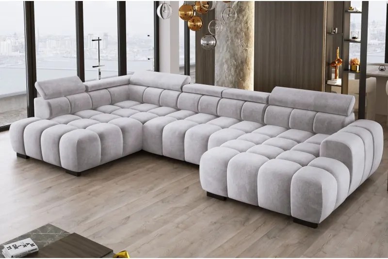 Narożnik BULL XL Lewostronny z elektryczną funkcją regulacji tkanina Salvador 14 WERSAL