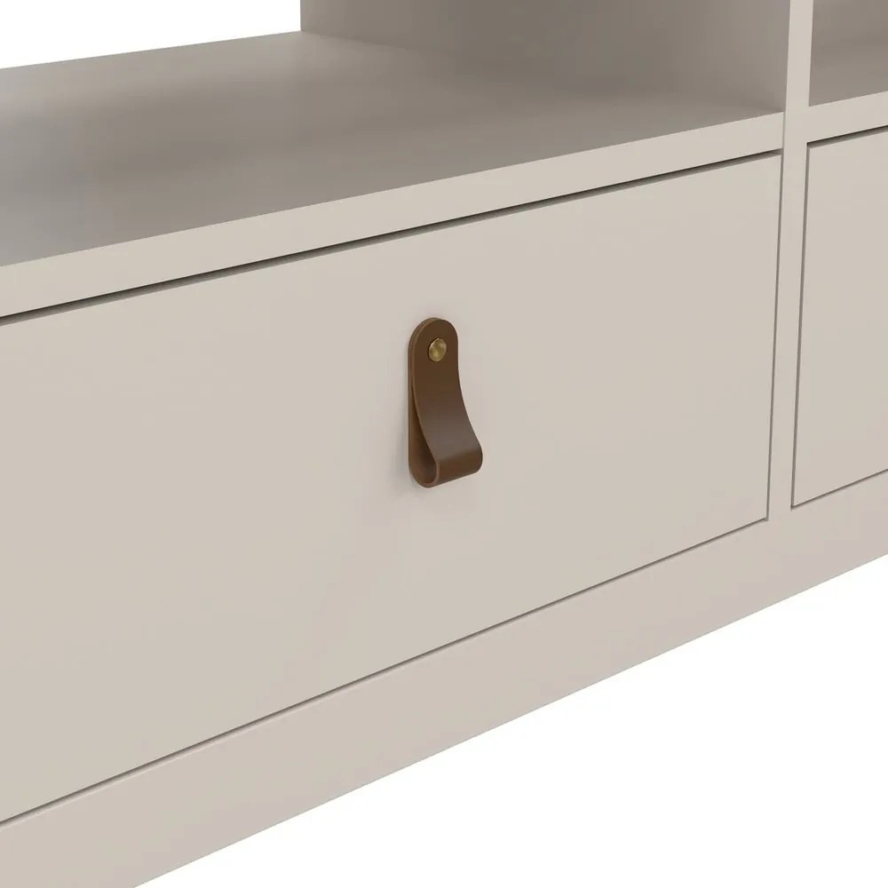 Szarobeżowa szafka pod TV 151x54x38 cm Madrid – Tvilum