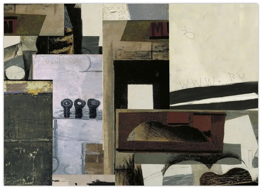 Obraz na szkle - Kubizm (70x50 cm)