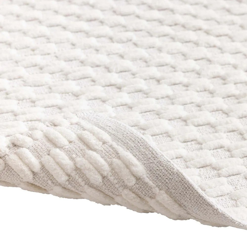 Kremowy dywanik łazienkowy 50x80 cm Lois – douceur d'intérieur