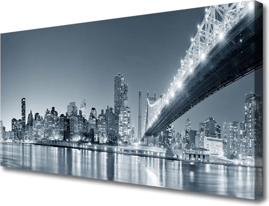 Obraz na płótnie Nocne Światła Wielkiego Mostu