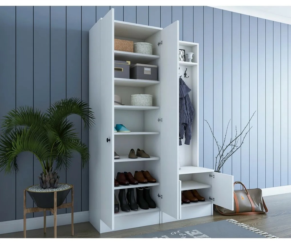 Zestaw do przedpokoju Mia White