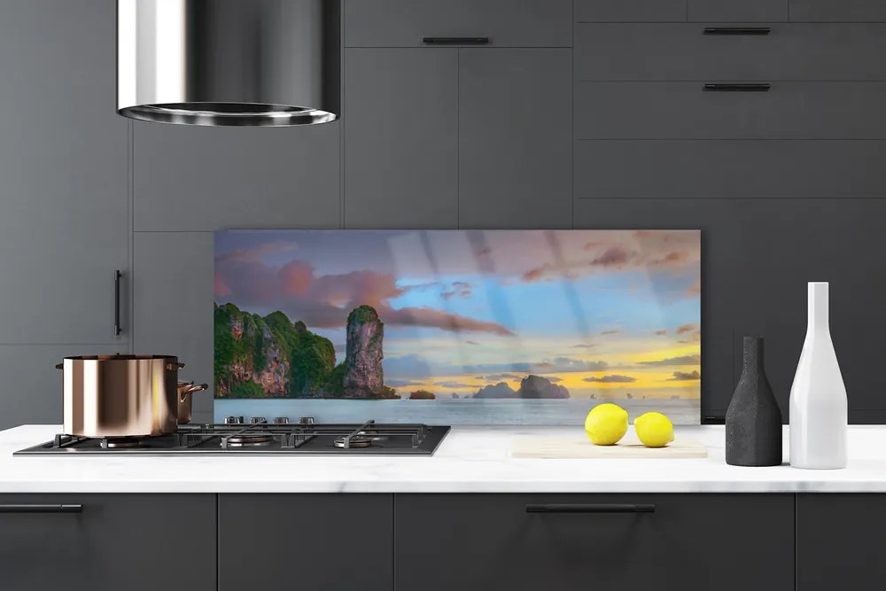 Panel Szklany Szczyty Gór nad Zatoką