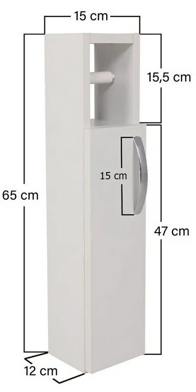 Szafka łazienkowa Star White