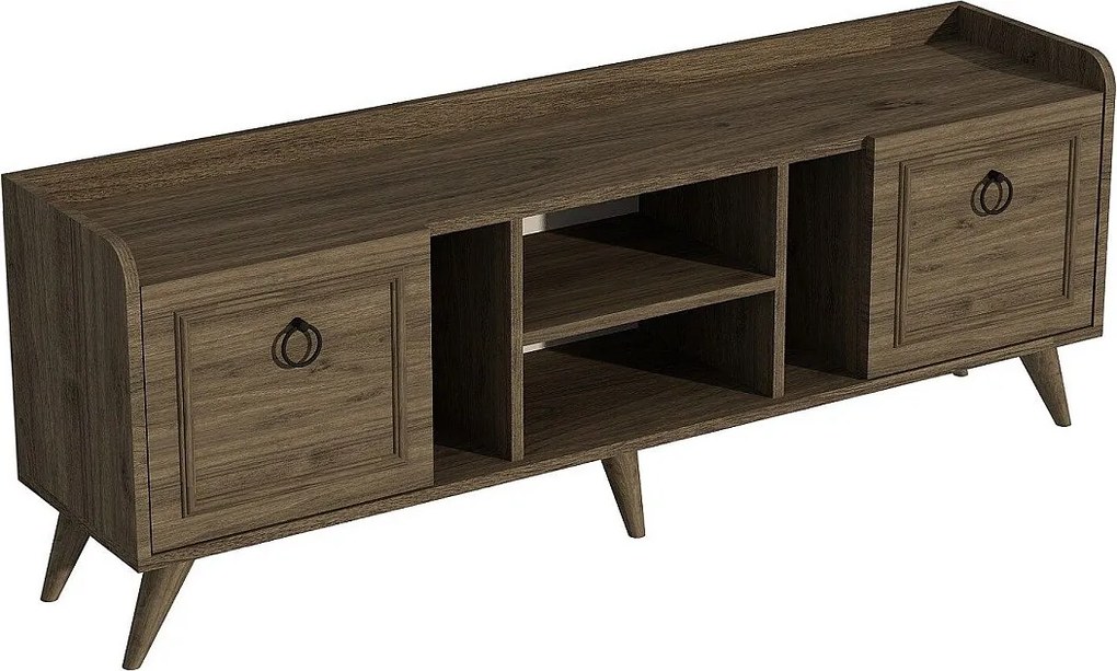 Szafka RTV z orzecha rubinowego