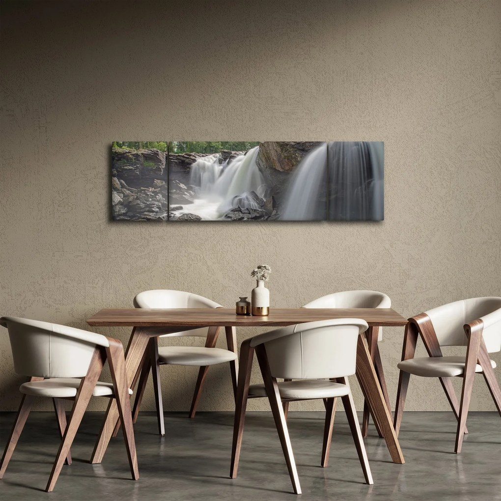 Obraz wodospadów (170x50 cm)