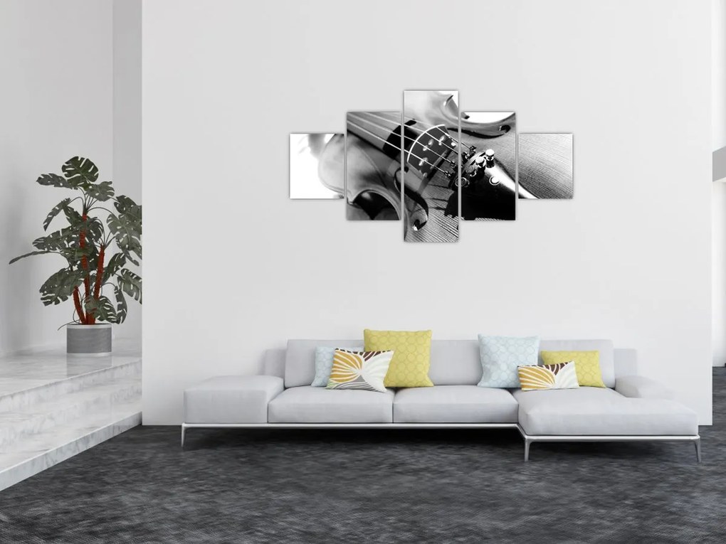 Obraz - Skrzypce (125x70 cm)