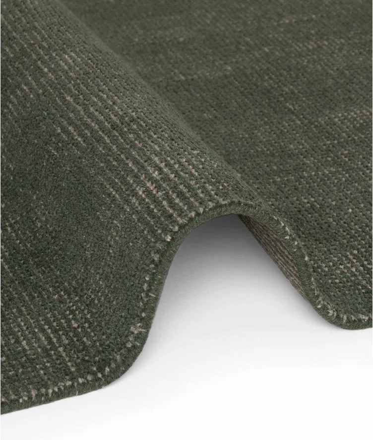 Ciemnozielony wełniany dywan tkany ręcznie 160x230 cm Greenwich – Ted Baker