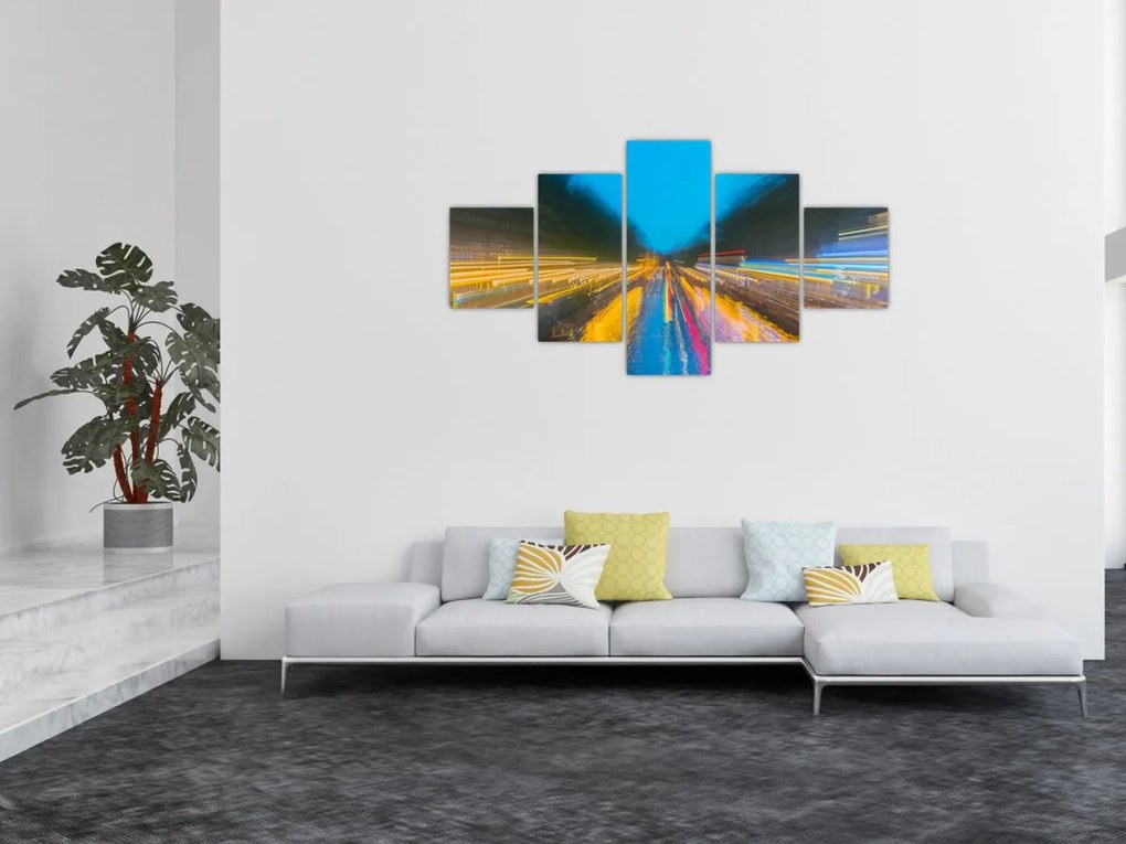 Obraz - Obraz abstrakcji (125x70 cm)