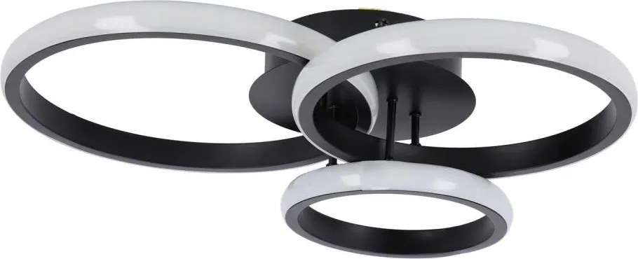 Ściemnialna lampa sufitowa LED/70W/230V 3000–6500K czarna + pilot