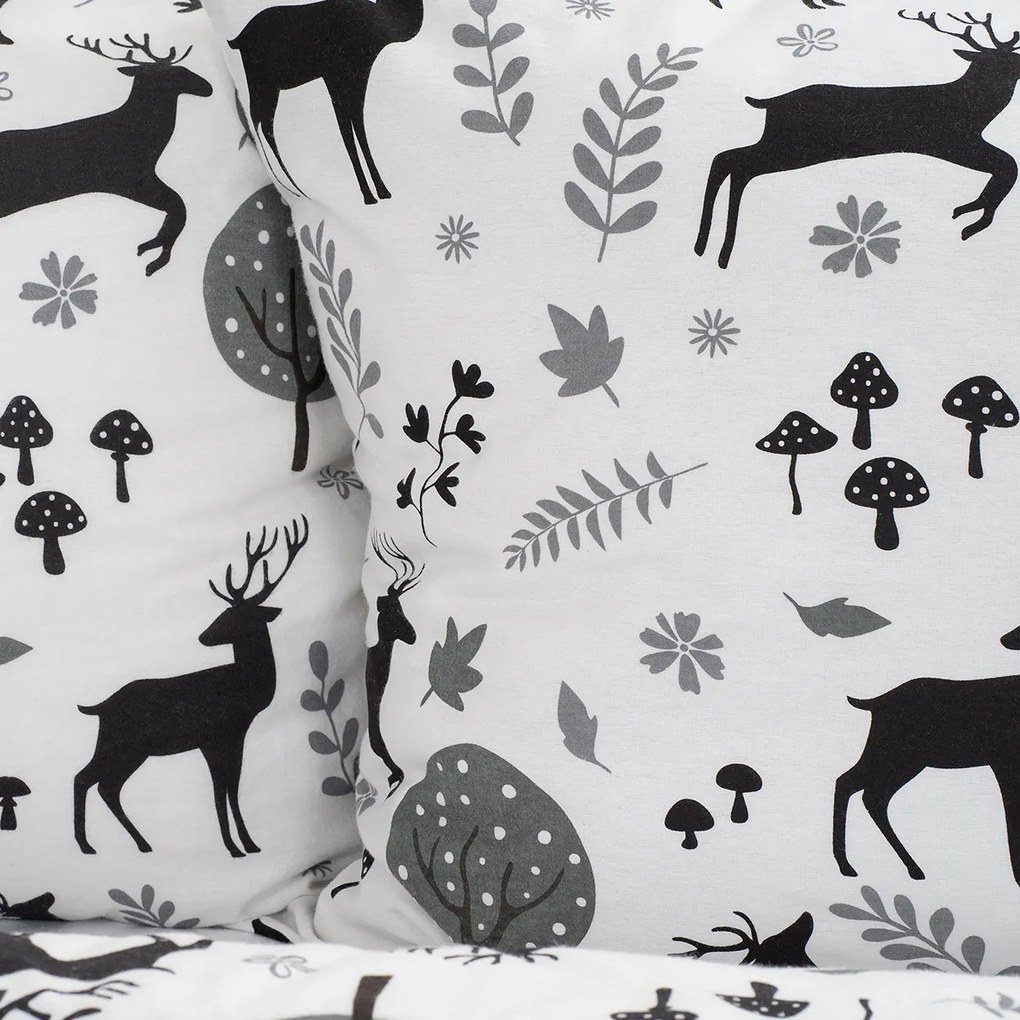 4Home Pościel flanelowa Autumn Forest, 140 x 220 cm, 70 x 90 cm