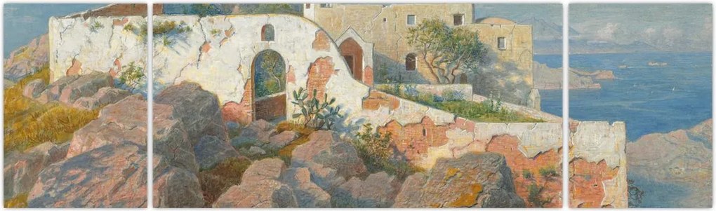 Obraz - William Stanley Haseltine, Santa Maria a Cetrella, Anacapri, reprodukcje (170x50 cm)
