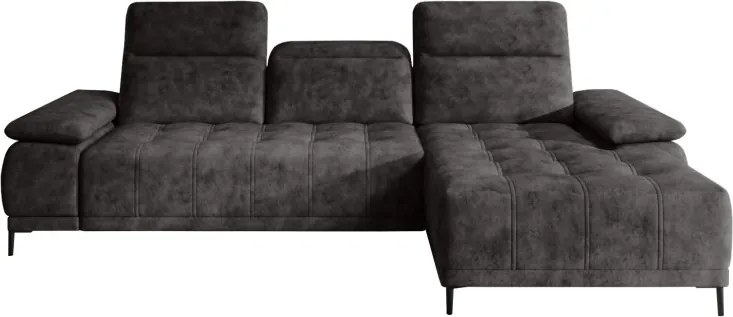 Narożnik FOCUS S z elektryczną regulacją siedziska w tkaninie Promocyjnej SALVADOR 16 WERSAL