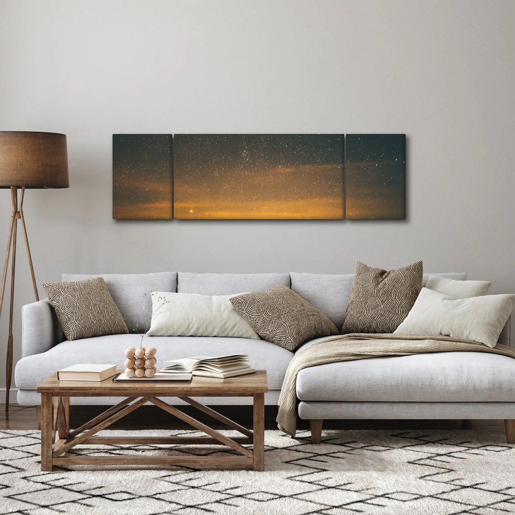 Obraz gwiaździstego nieba (170x50 cm)