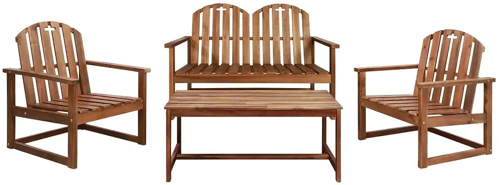 Zestaw drewnianych mebli ogrodowych G4-G49