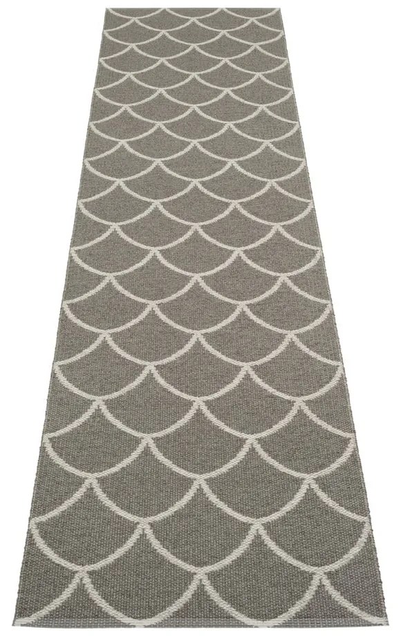 Szary chodnik odpowiedni na zewnątrz 70x300 cm Kotte Charcoal – Pappelina