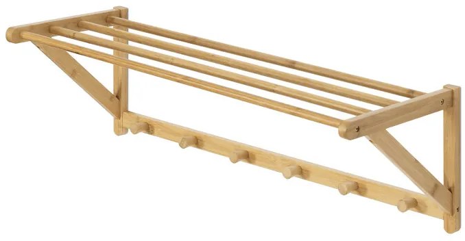 Wieszak B004 NAT, bambus