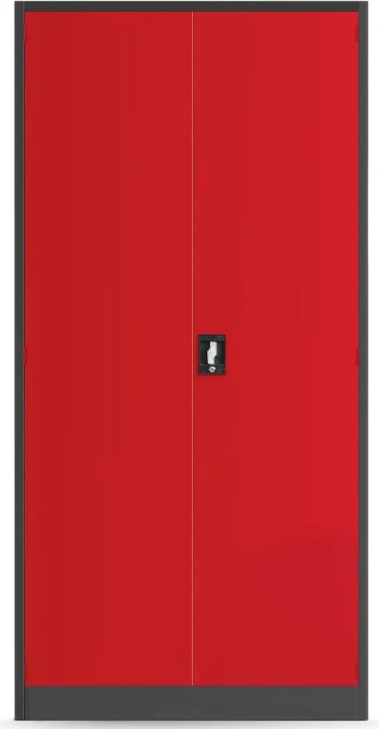 Szafa warsztatowa z szufladami Darek 92x50x185 cm antracyt/czerwony