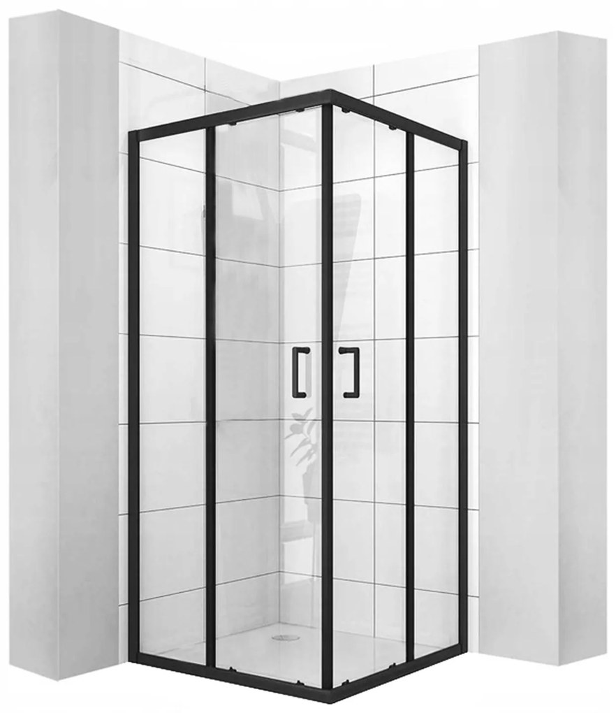 KABINA CALANI VITO 80cx80 BLACK