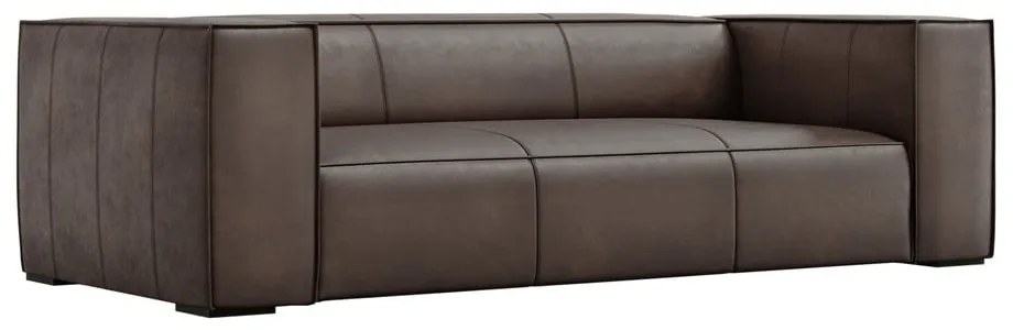 Brązowa skórzana sofa 227 cm Madame – Windsor &amp; Co Sofas
