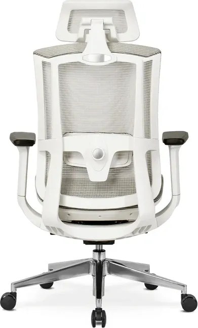 Fotel Biurowy Ergonomiczny Obrotowy SKY Beżowy Nowoczesny