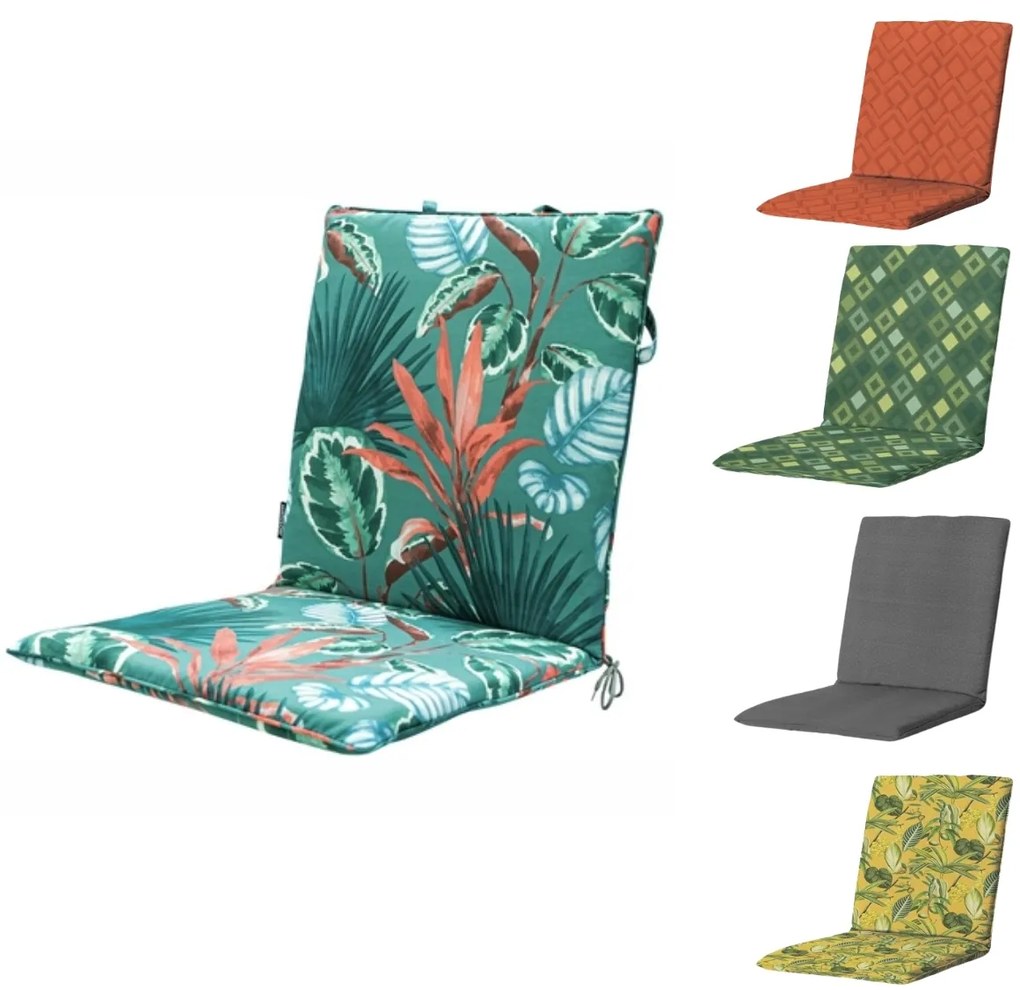 Poduszka na krzesło ogrodowe PADDIO 97x49 cm - różne warianty Kolor: Pomarańczowy