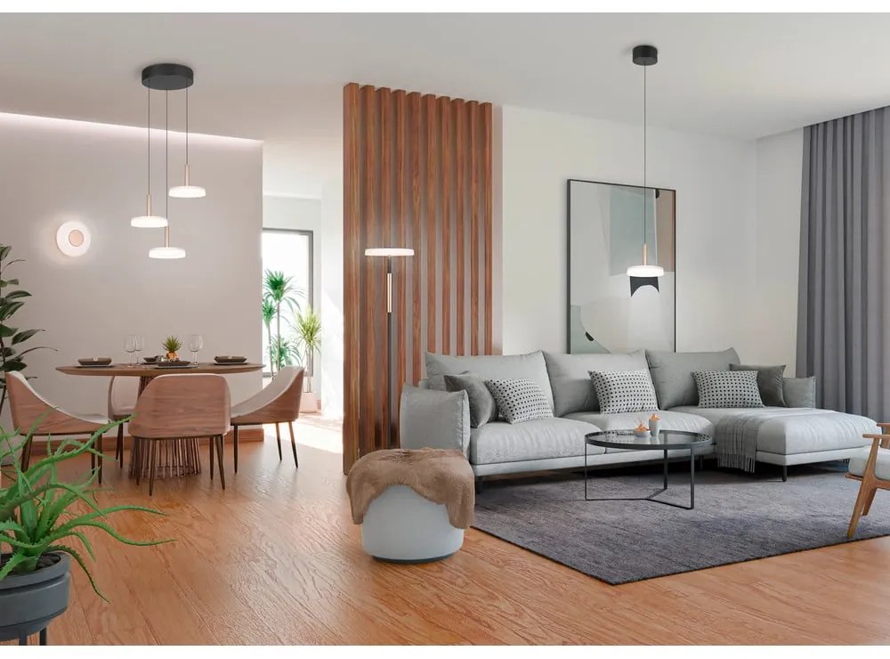 Beżowy kinkiet LED ze ściemniaczem ø 22 cm Celeste – Trio