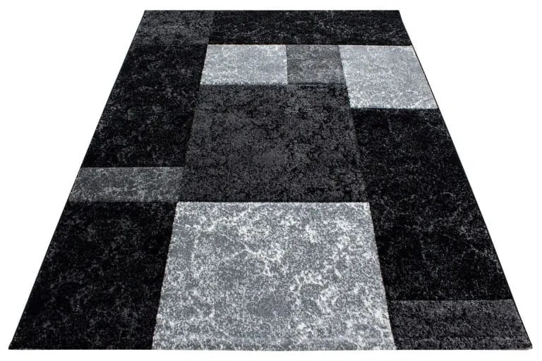 Dywan nowoczesny Hawaii czarno-szary 120 cm x 170 cm