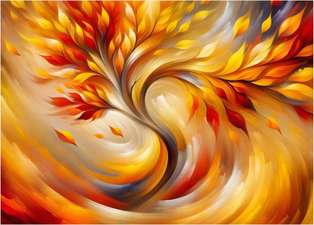 Obraz - Jesienne drzewo (70x50 cm)