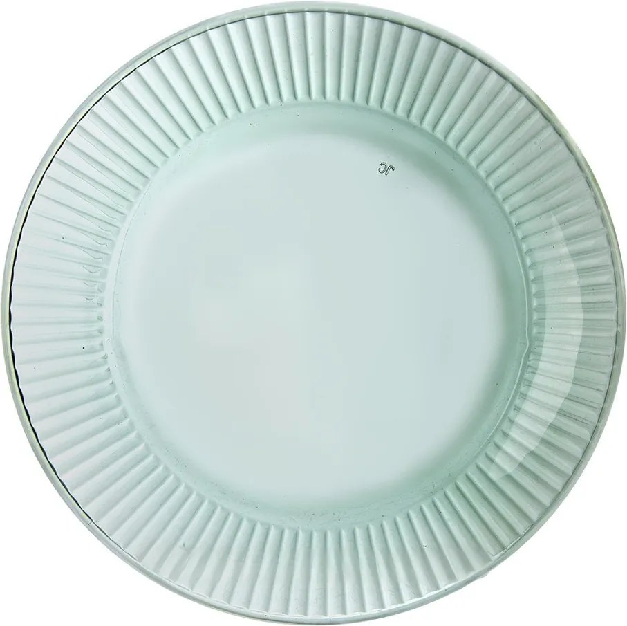 Zielony szklany talerz deserowy ø 21 cm Verde – Orion