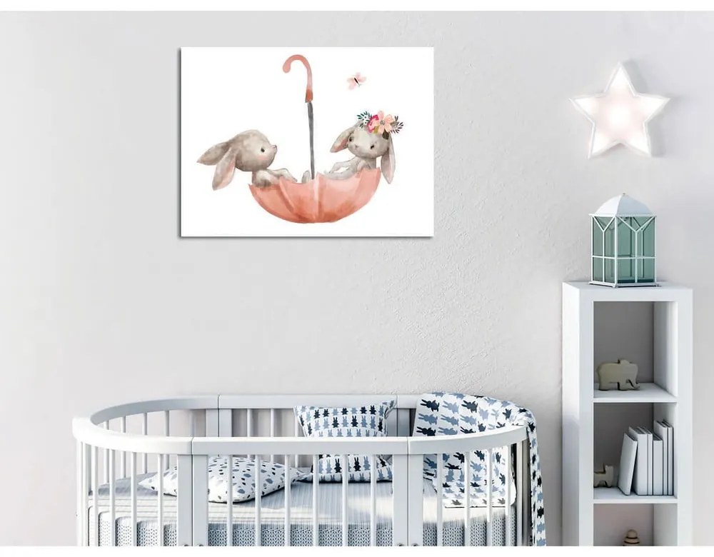 Obrazek dziecięcy 40x30 cm Bunnies – Wallity