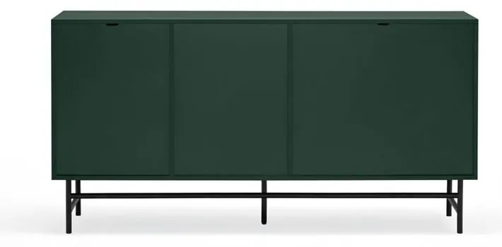 Czarno-zielona komoda Teulat Punto, szer. 150 cm