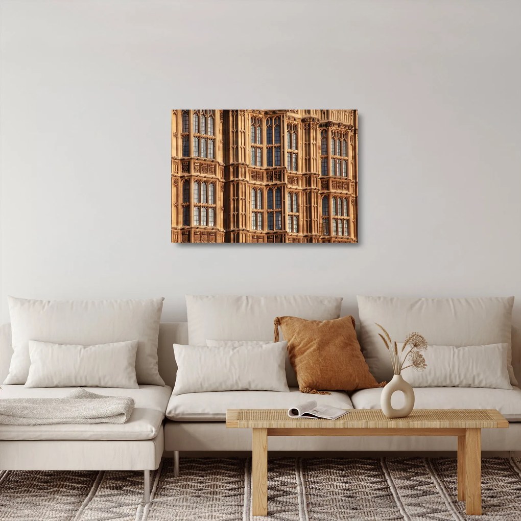 Obraz na szkle - Szczegół budynku (70x50 cm)