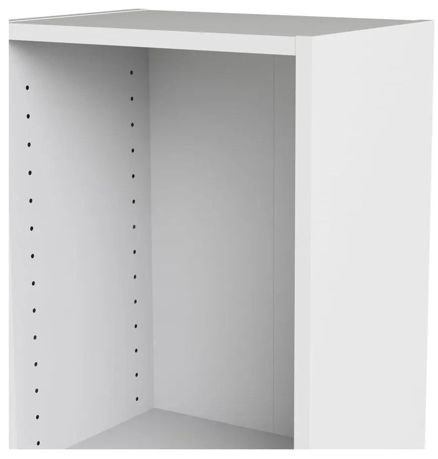 Biały regał Tvilum Basic, 41 x 203 cm