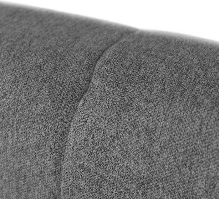 Sofa z Funkcją Spania ARIA Wersalka Rozkładana Dwuosobowa Szara Nowoczesna do Salonu