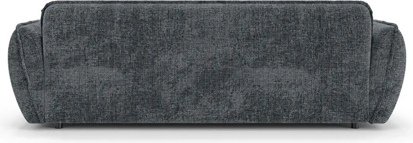 Ciemnoszara sofa z tkaniny szenilowej 250 cm Nelia Big – Ropez