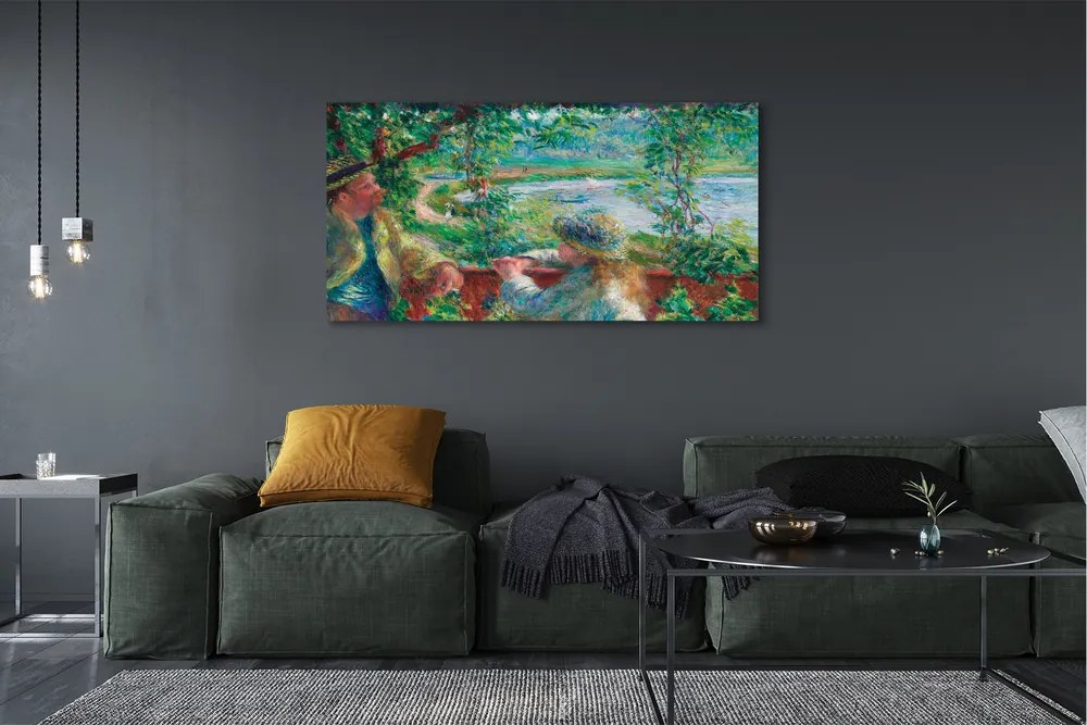 Duży obraz na płótnie Nad wodą - Pierre Auguste Renoir
